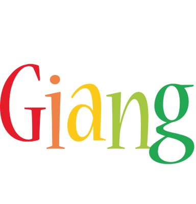 Giang birthday logo