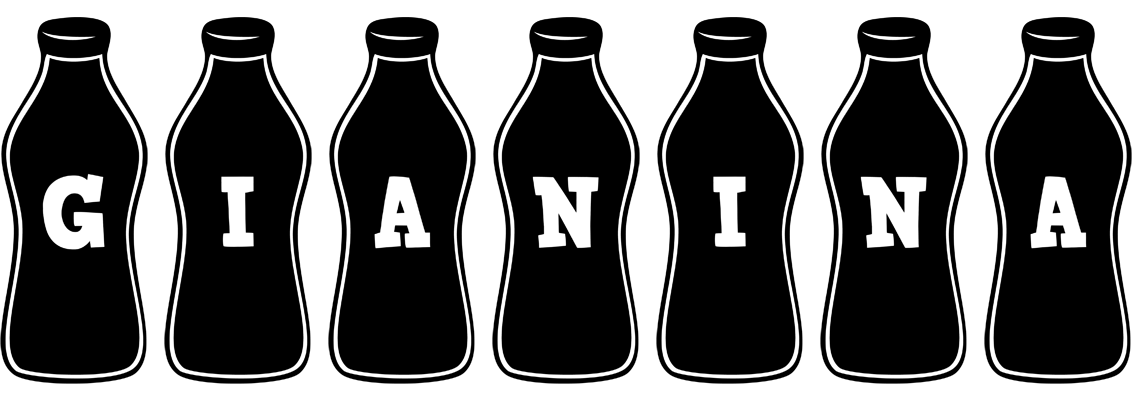 Gianina bottle logo