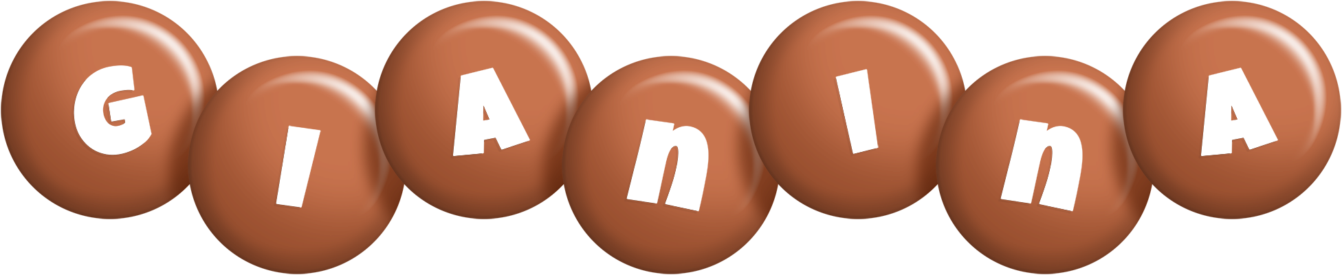 Gianina candy-brown logo