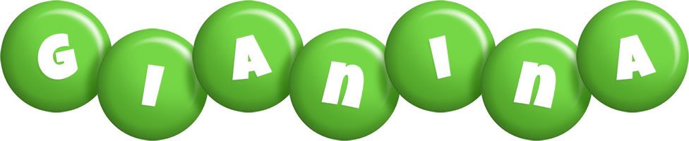 Gianina candy-green logo