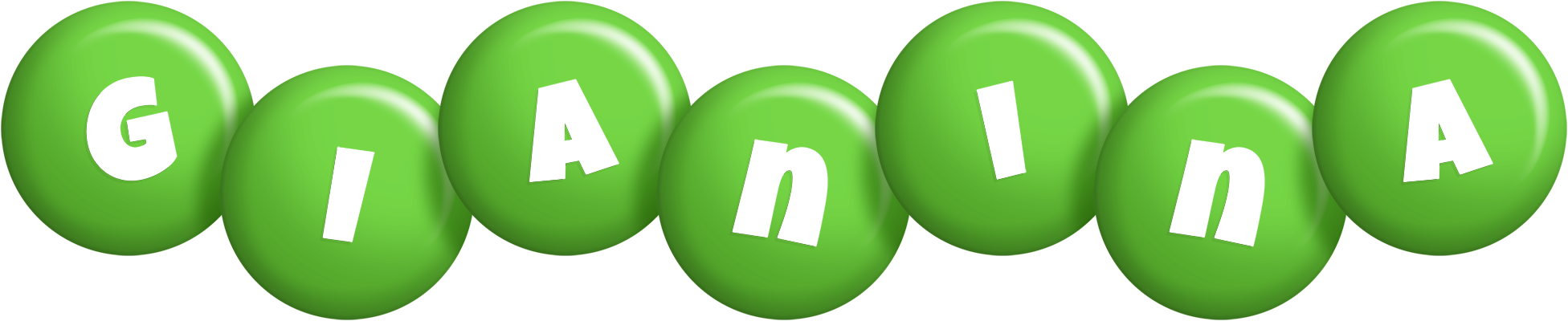 Gianina candy-green logo