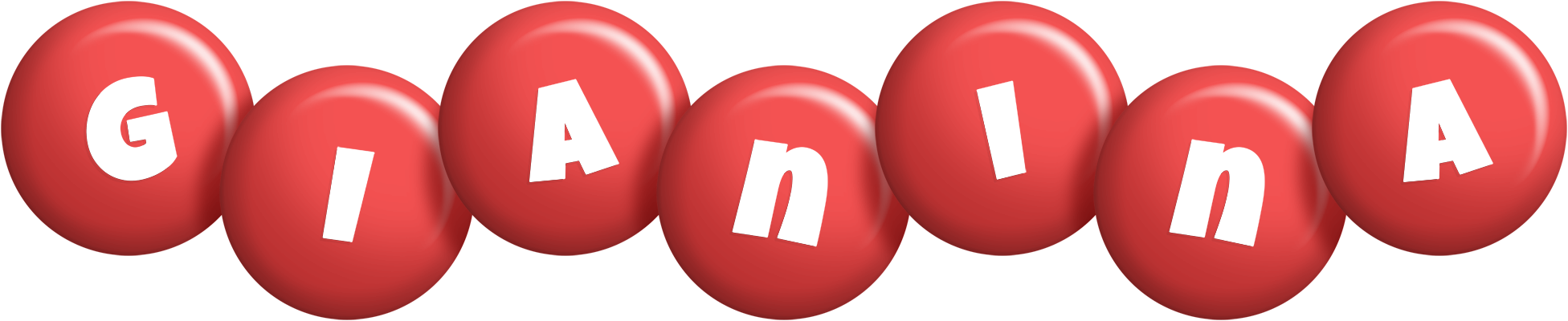 Gianina candy-red logo