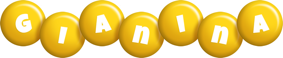 Gianina candy-yellow logo