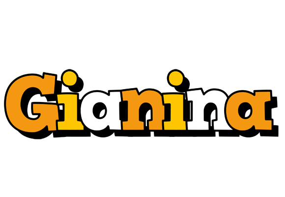 Gianina cartoon logo