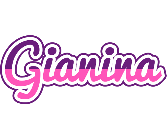 Gianina cheerful logo