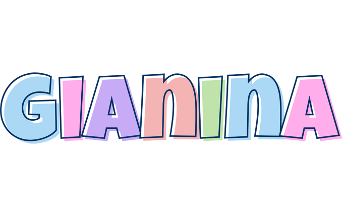 Gianina pastel logo