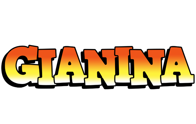 Gianina sunset logo