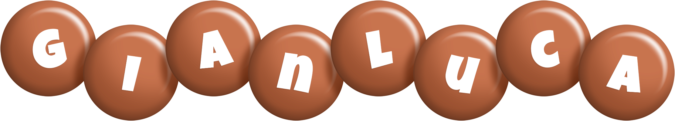 Gianluca candy-brown logo