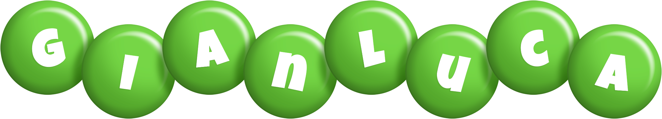 Gianluca candy-green logo