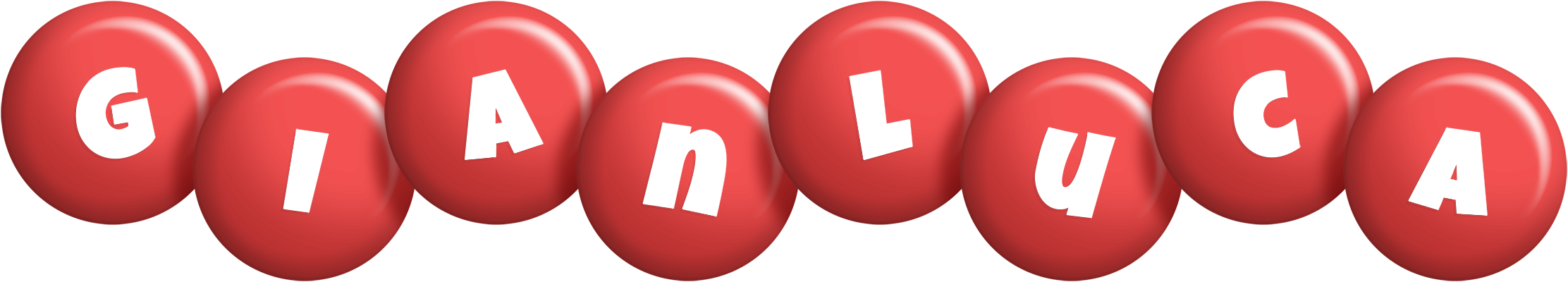 Gianluca candy-red logo