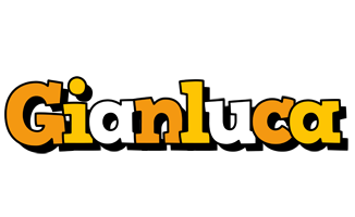 Gianluca cartoon logo