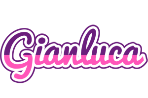 Gianluca cheerful logo