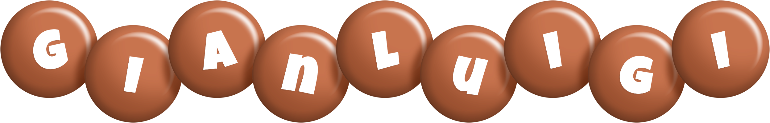 Gianluigi candy-brown logo