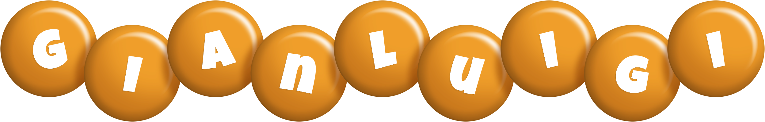 Gianluigi candy-orange logo