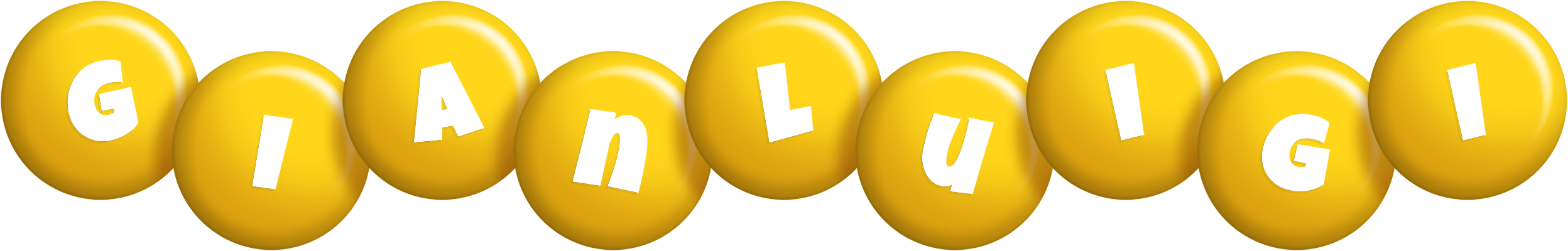 Gianluigi candy-yellow logo