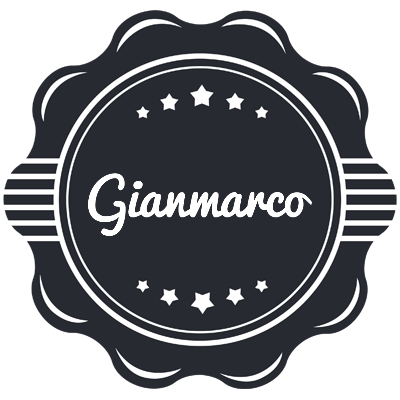 Gianmarco badge logo