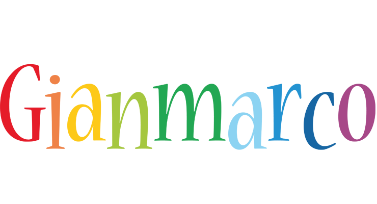 Gianmarco birthday logo