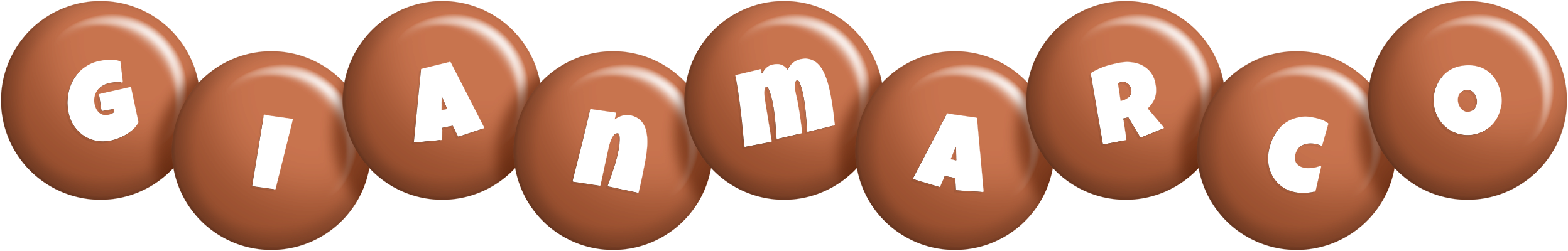 Gianmarco candy-brown logo