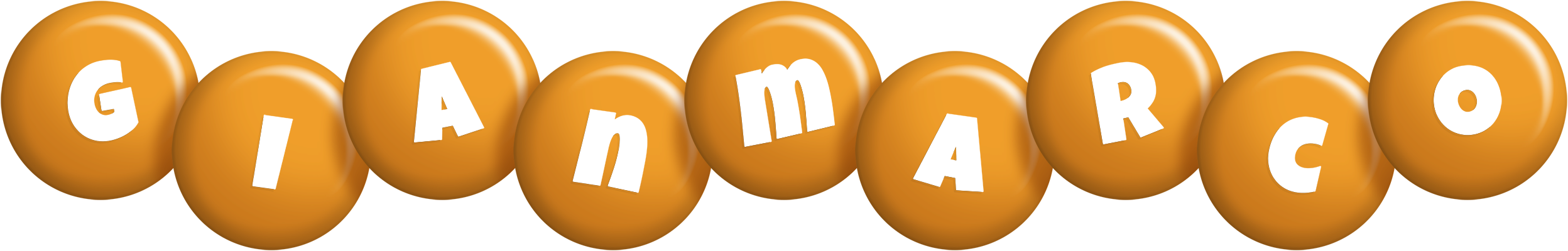 Gianmarco candy-orange logo