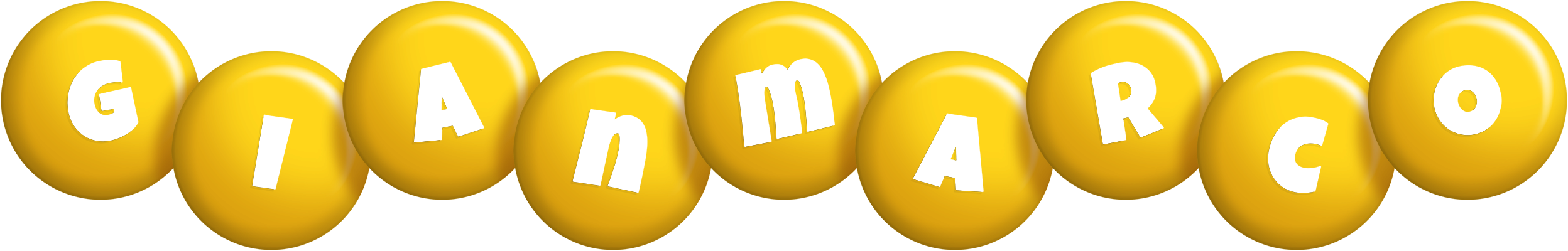 Gianmarco candy-yellow logo