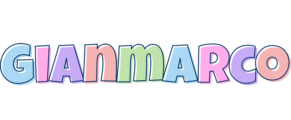 Gianmarco pastel logo