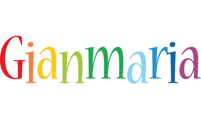 Gianmaria birthday logo