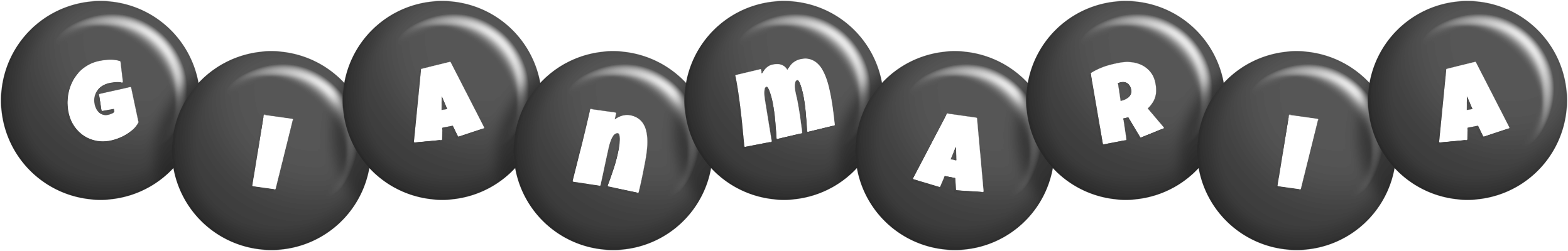 Gianmaria candy-black logo