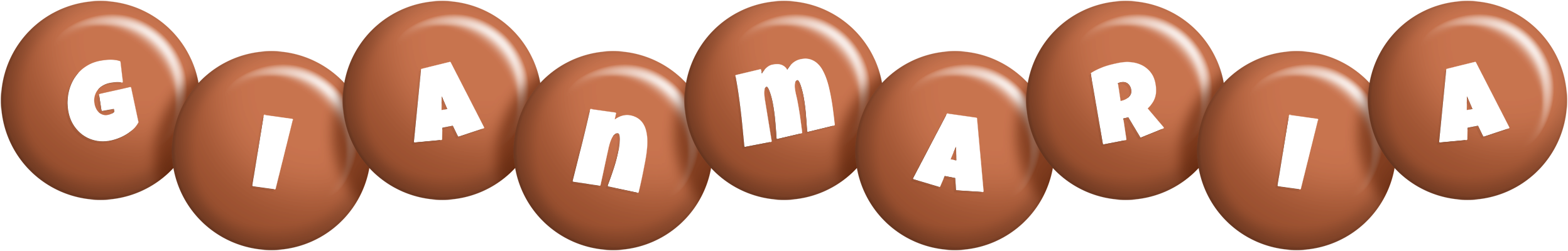 Gianmaria candy-brown logo