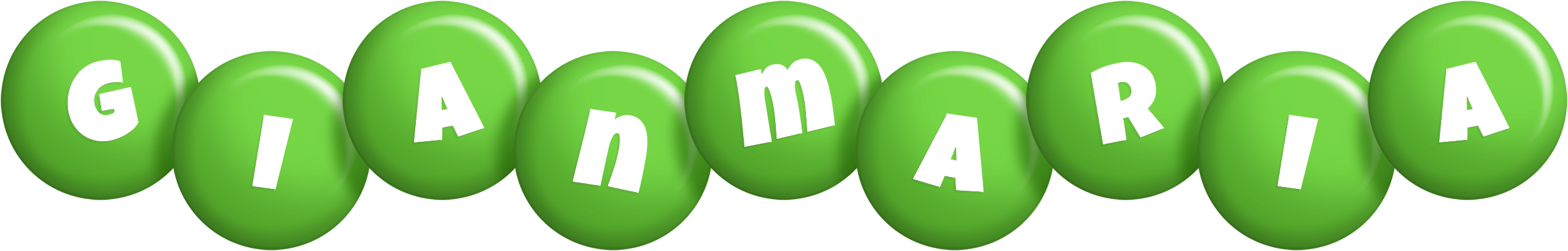 Gianmaria candy-green logo