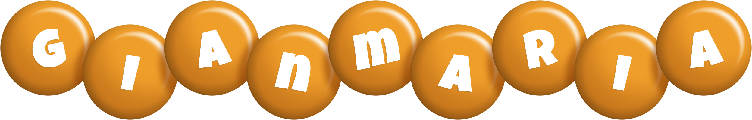 Gianmaria candy-orange logo