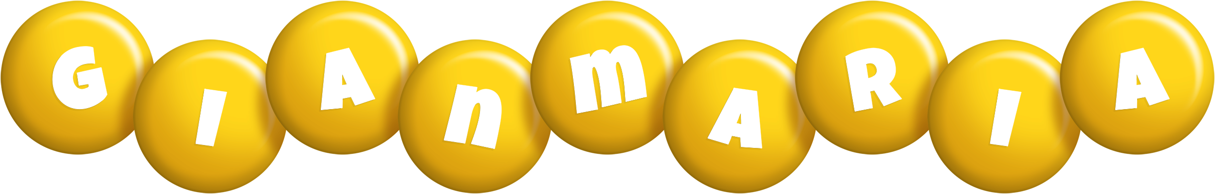 Gianmaria candy-yellow logo