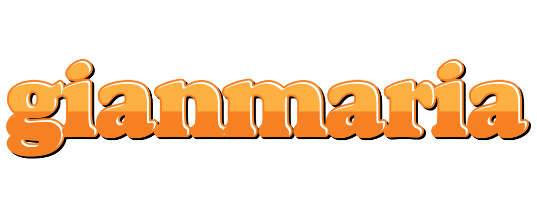 Gianmaria orange logo