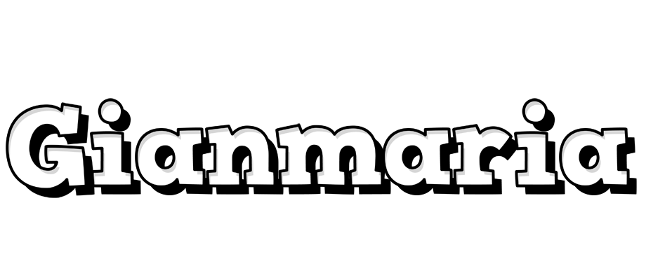 Gianmaria snowing logo