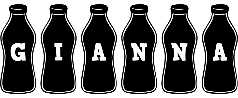 Gianna bottle logo