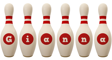 Gianna bowling-pin logo