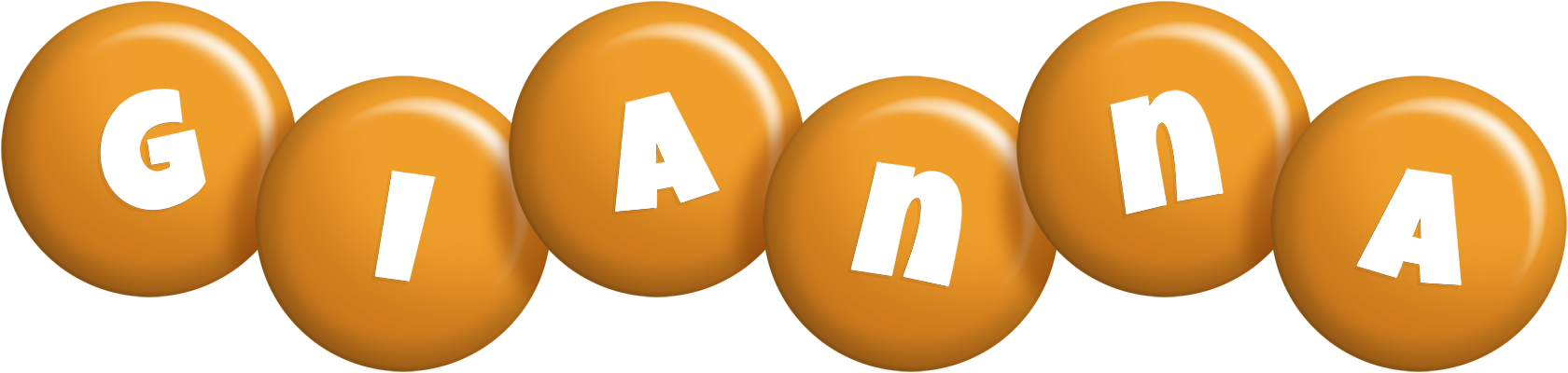 Gianna candy-orange logo
