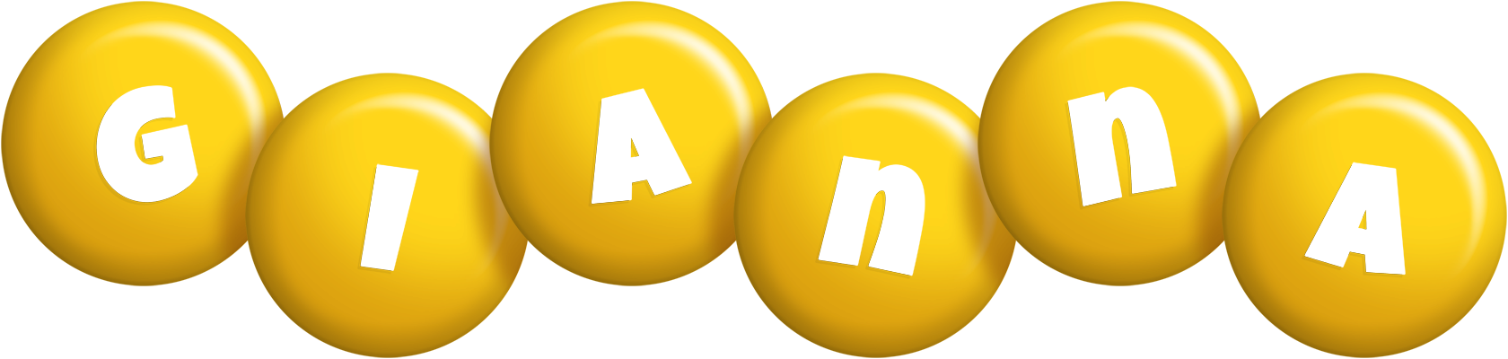 Gianna candy-yellow logo