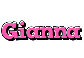 Gianna girlish logo