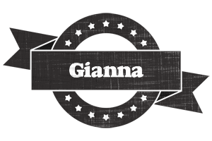 Gianna grunge logo