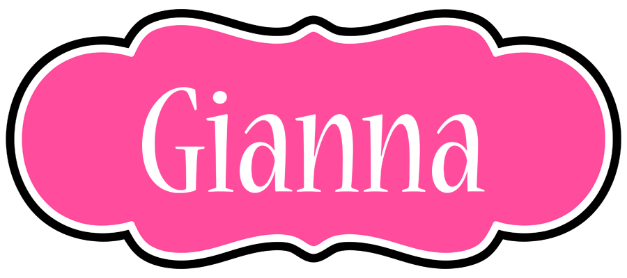 Gianna invitation logo