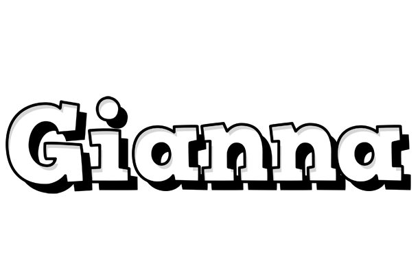 Gianna snowing logo