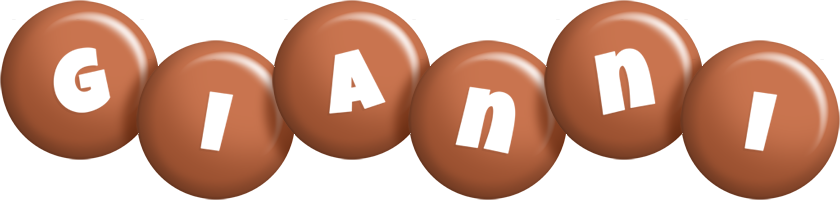 Gianni candy-brown logo
