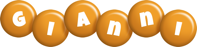 Gianni candy-orange logo