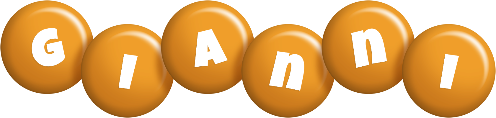 Gianni candy-orange logo