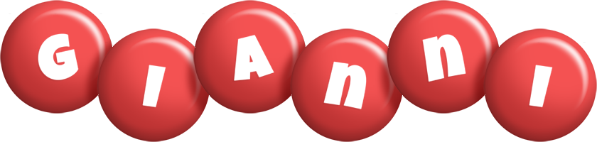 Gianni candy-red logo