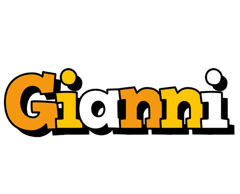 Gianni cartoon logo