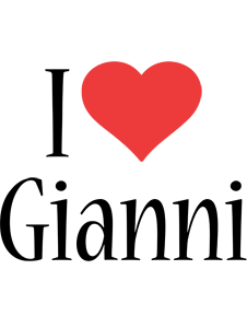 Gianni i-love logo