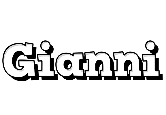 Gianni snowing logo