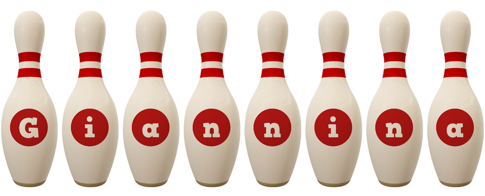 Giannina bowling-pin logo