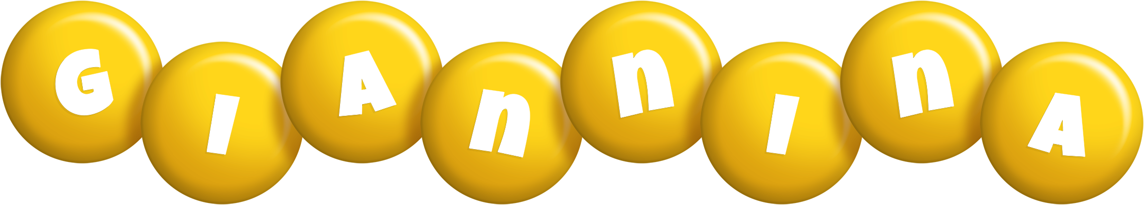 Giannina candy-yellow logo